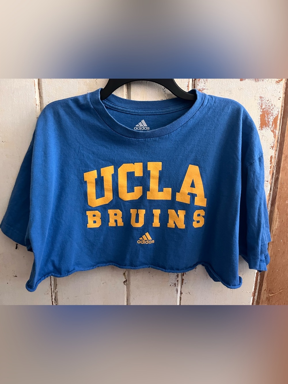 Adidas UCLA Bruins Crop Top Champions Made Here T-shirt